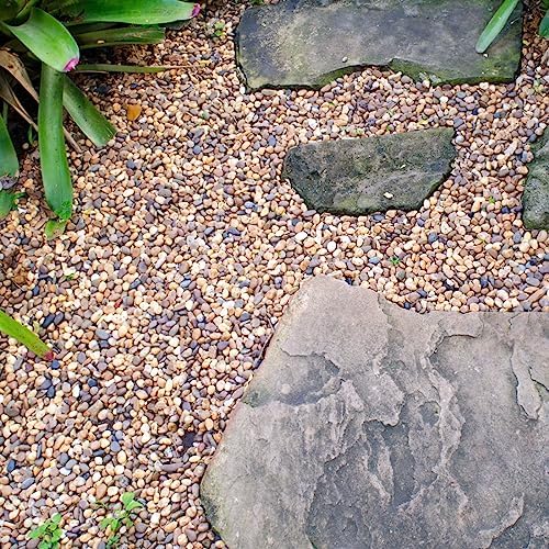 Natural river rocks used in indoor water fountain display