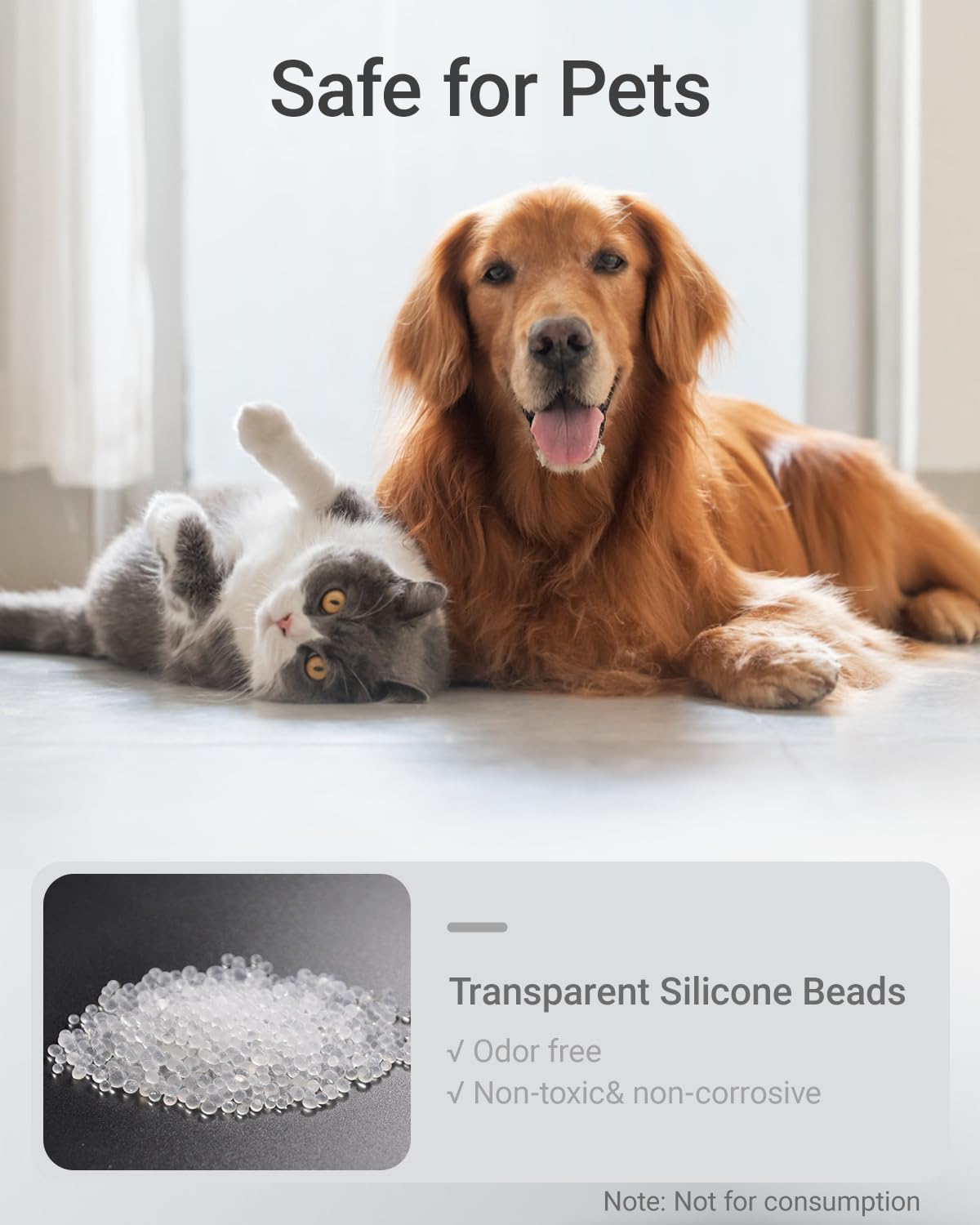 Replacement desiccant packs for Petlibro and Petkit feeders
