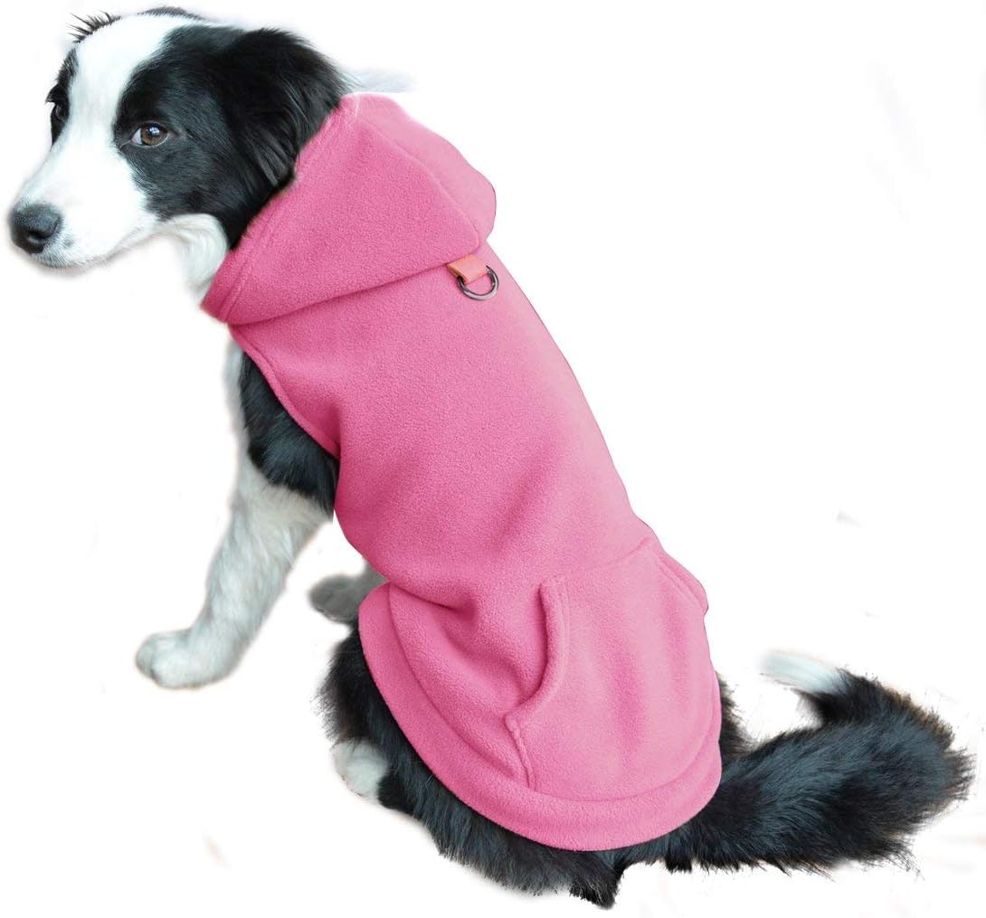 EXPAWLORER Dog Hoodie Fleece Sweater Vest, Hooded Dog Sweatshirt Fall Winter Pet Clothes with Leash Hole, Sleeveless Warm Cozy Puppy Clothing for Cat Small Medium Large Dogs Girl Boy, Grey XL - Image 15