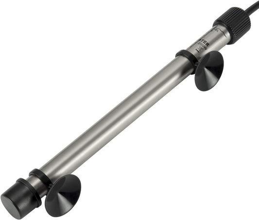 Close up of Hygger aquarium heater suction cup mounting