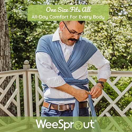 Authentic imported USA newborn wrap wrap carrier packaging details.