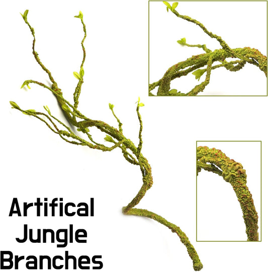Flexible bendable climbing branch for bearded dragon enclosure