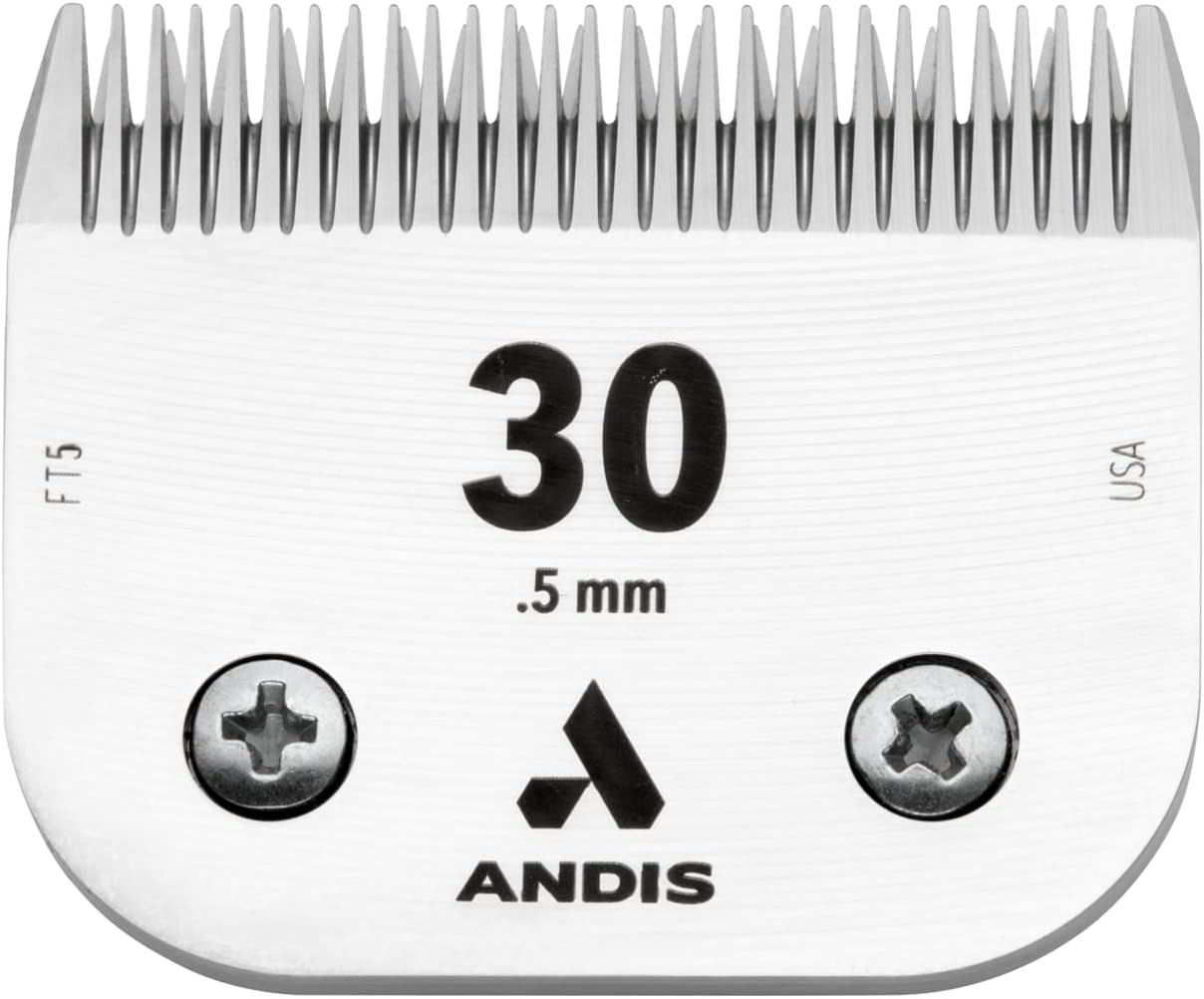 Andis 64265 CeramicEdge Carbon-Infused Steel Pet Clipper Blade, Size-40, 1/100-Inch Cut Length 64265, Chrome - Image 7