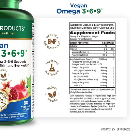 Purity Products 5-in-1 Essential Fatty Acid complex label