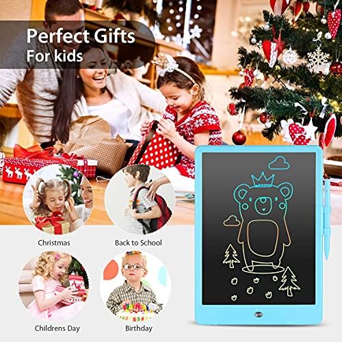 LCD Writing Tablet Drawing Tablets for Kids 10Inch with Protect Bag,LEYAOYAO Colorful Screen Drawing Board Doodle Scribbler Pad Learning Educational Toy - Gift for 3-6 Years Old Boy Girl (Blue) - Image 7