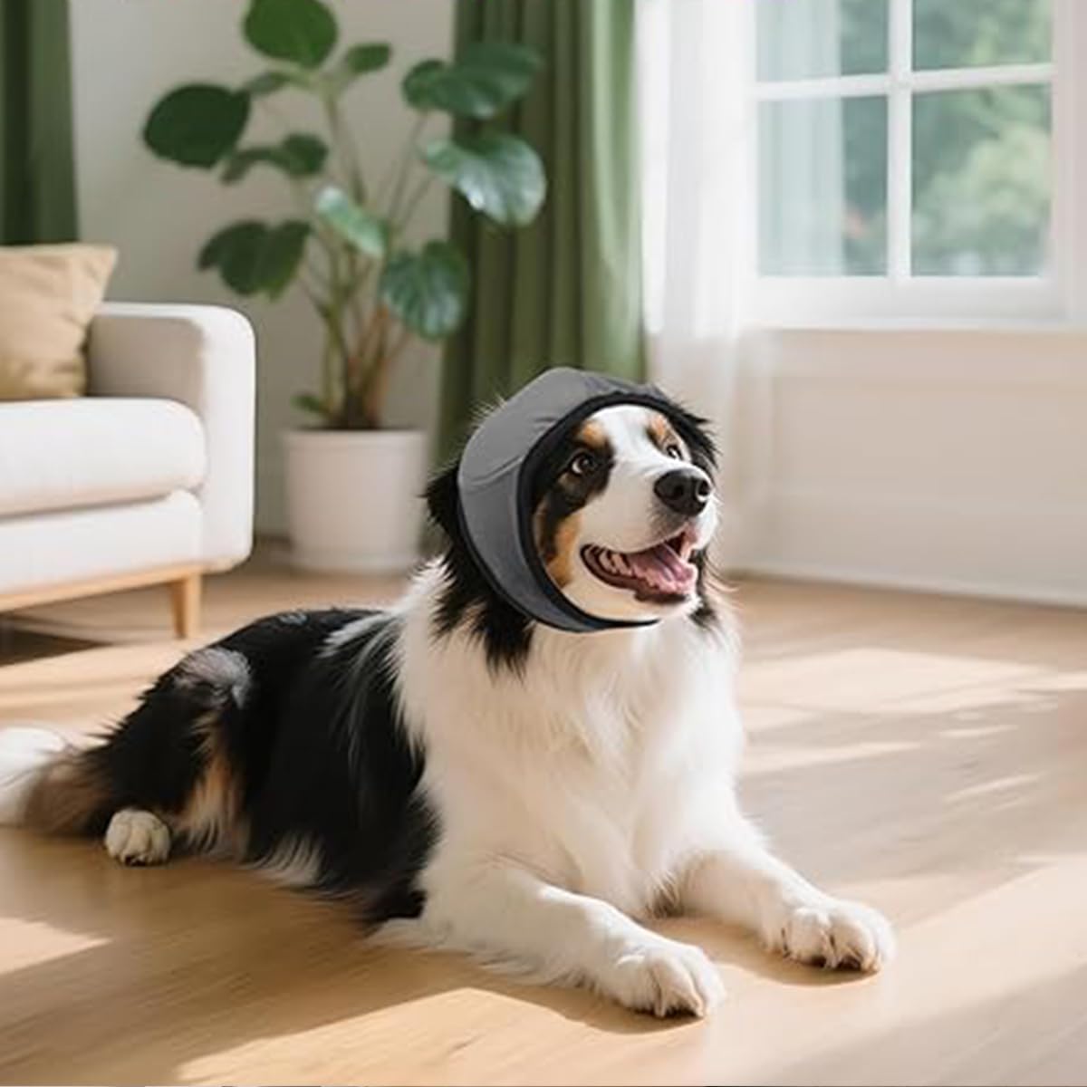 Packaging of authentic USA imported AQVGJQ dog ear covers for anxiety