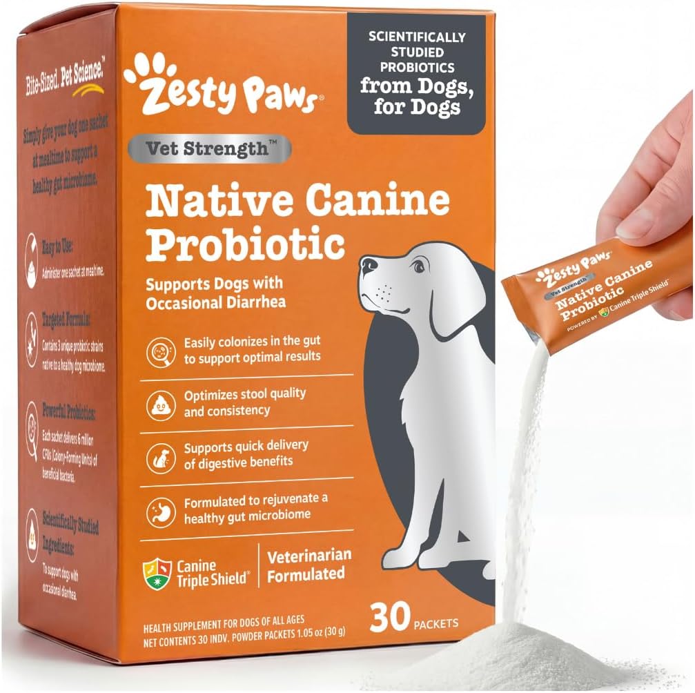 Zesty Paws Probiotics for Cats - Powder Meal Topper for Digestive, Immune System Support for Feline Biome - Premium DE111 Cat Probiotics for Digestive Health - Fiber & Yeast Extract - Pumpkin - 30 Ct - Image 9