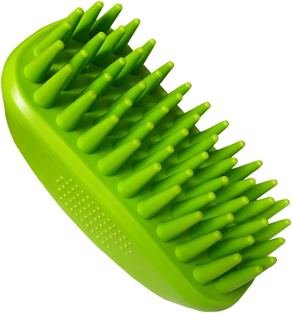 Metopets versatile pet hair remover brush used on home furniture and carpets