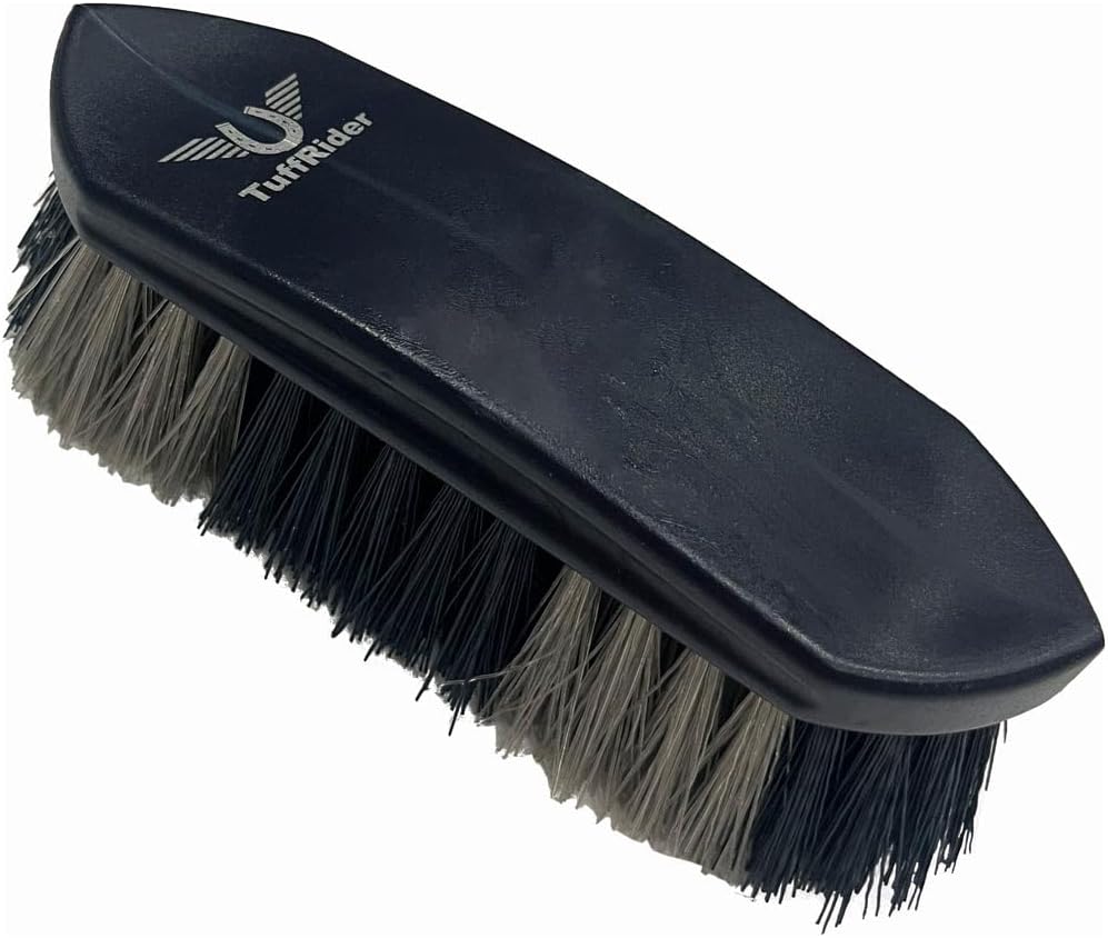 TuffRider stiff bristle dandy brush for horse mud and dirt removal