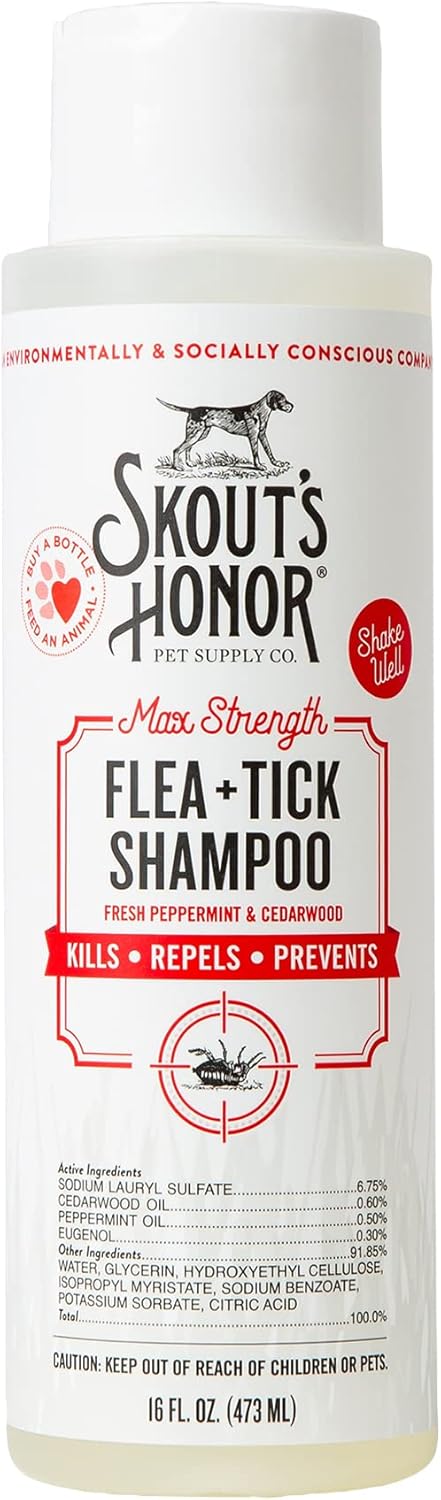 Skout's Honor Flea and Tick Dog & Home Spray - Natural Peppermint & Cedarwood Formula, Helps to Protect from Fleas, Ticks, and Mosquitos, 28 oz - Image 11