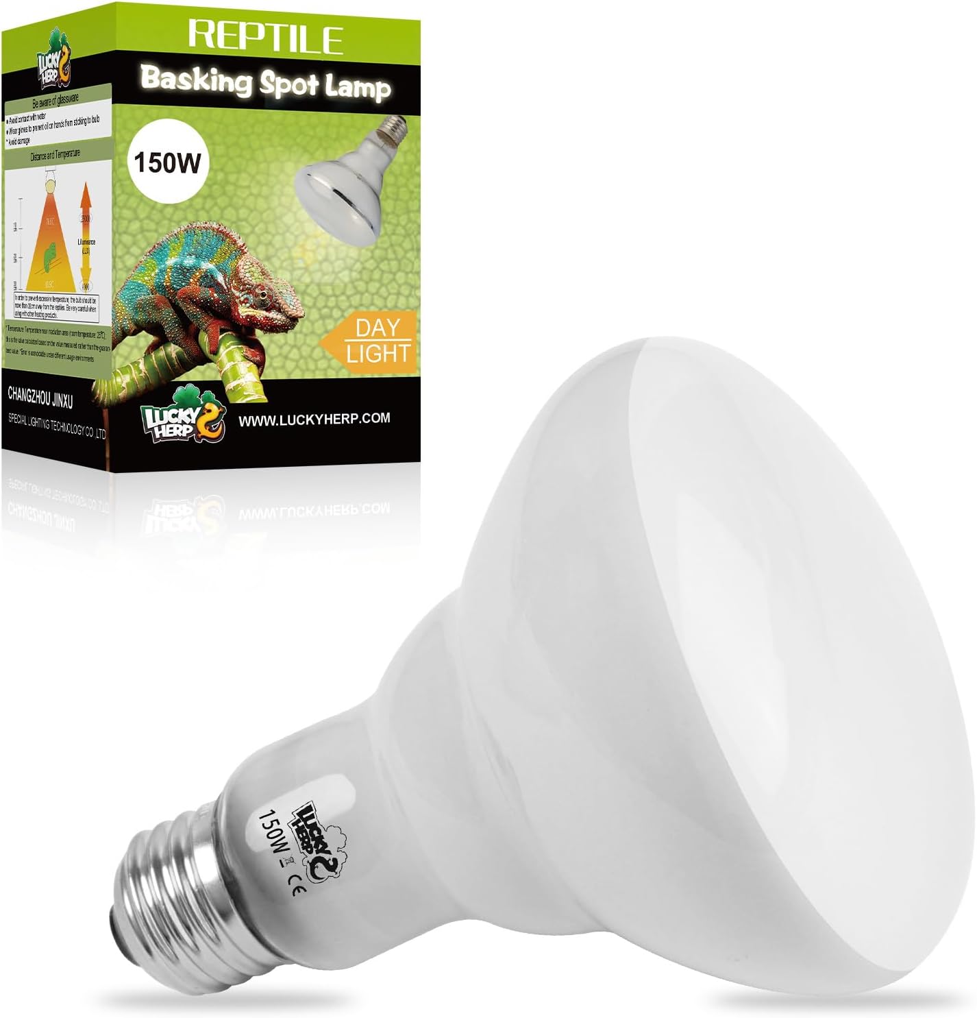 LUCKY HERP Reptile Heat Lamp - 100W Ceramic Heat Emitter Reptile Heat Lamp Bulbs (1 Pack), No Light Ceramic Heat Bulb, Heat Lamp for Reptiles Amphibian Chicken Pet Brooder Coop Lizard Turtle - Image 12