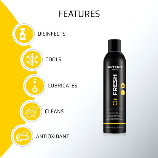 Authentic Artero 6 in 1 blade lubricant aerosol can for dog and cat groomers