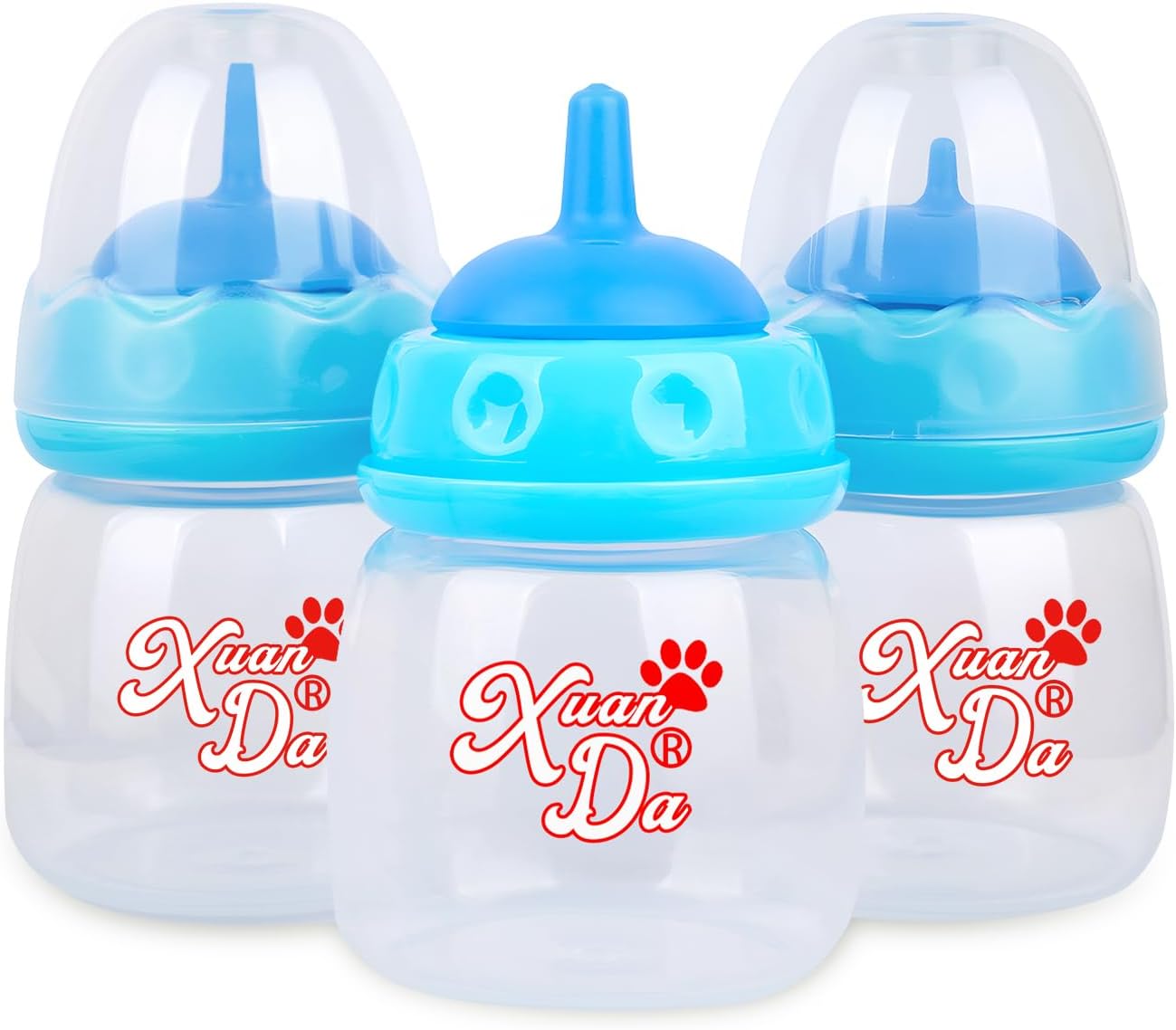 Pet Feeding Bottle,3 Pack 60ml Nursing Bottle, 3 Sizes Nipples with Ventilation Valve Resistant Tearing Perfect for Puppies, Kittens, Small Wildlife(Yellow) - Image 10