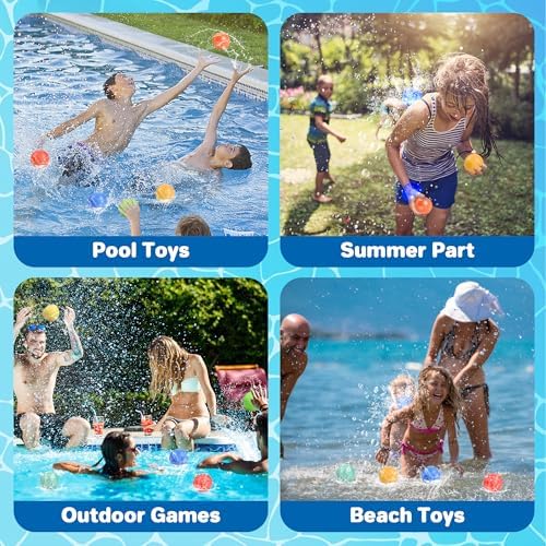 Premium USA imported KGC soft water balloons showing the painless impact material