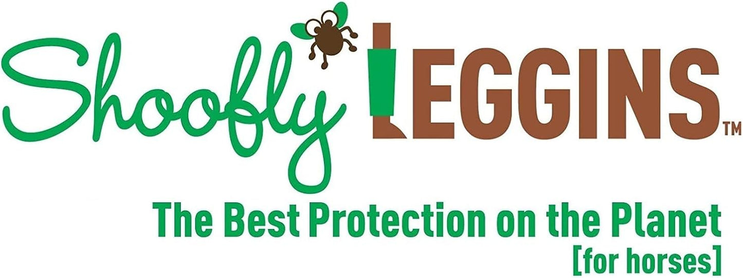 Packaging of authentic imported SHOOFLY orange horse leggins small size pack.