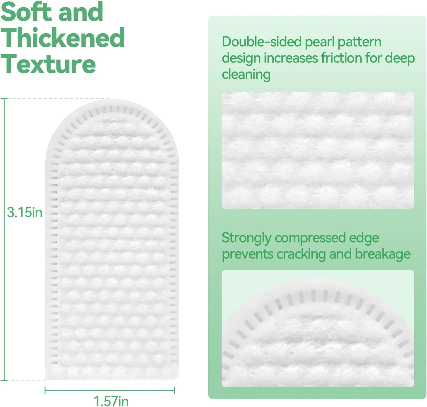 Side view of Fldofaves 50 count dog ear cleaning wipes