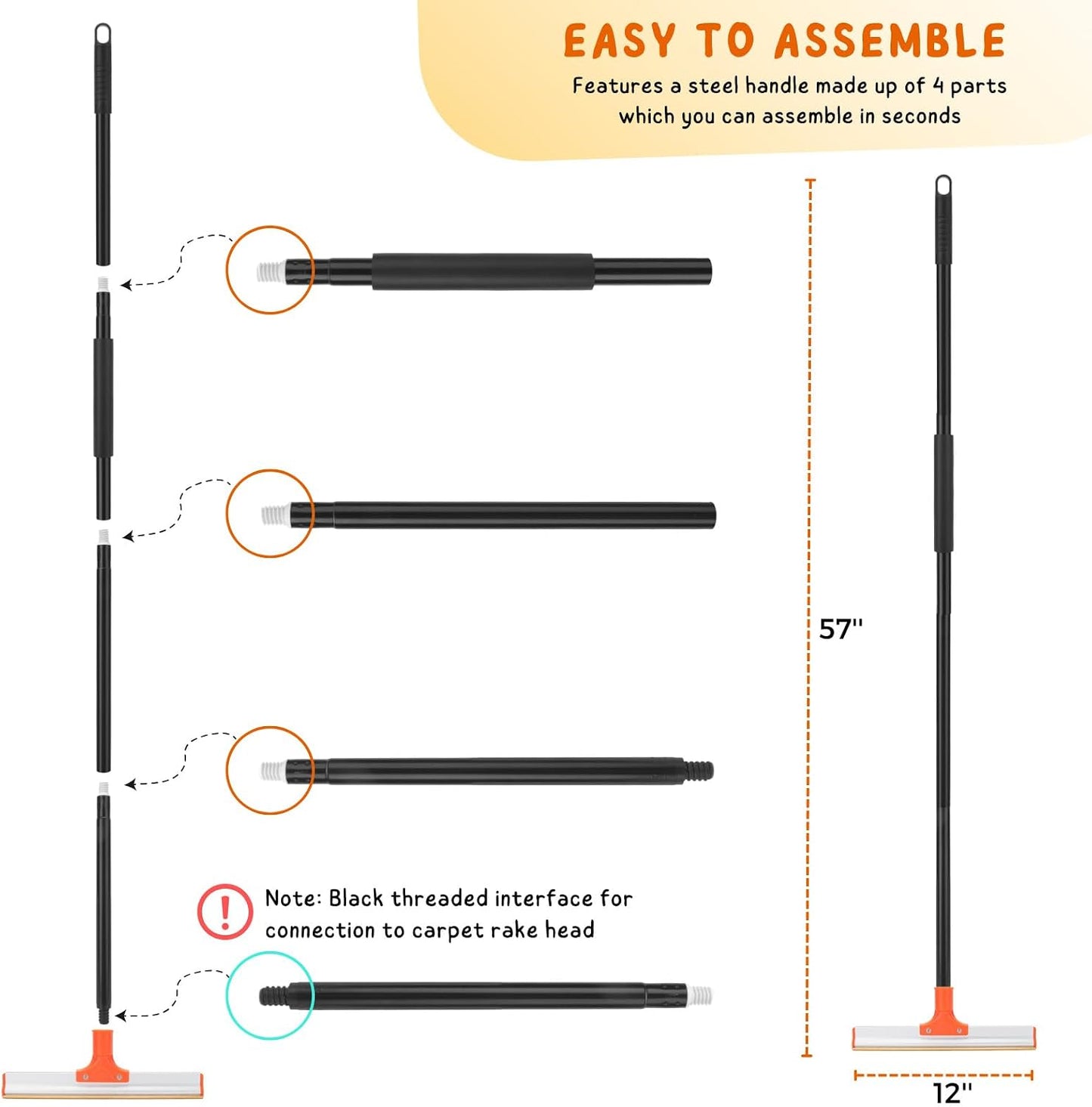 Complete KeFanta pet hair removal set components