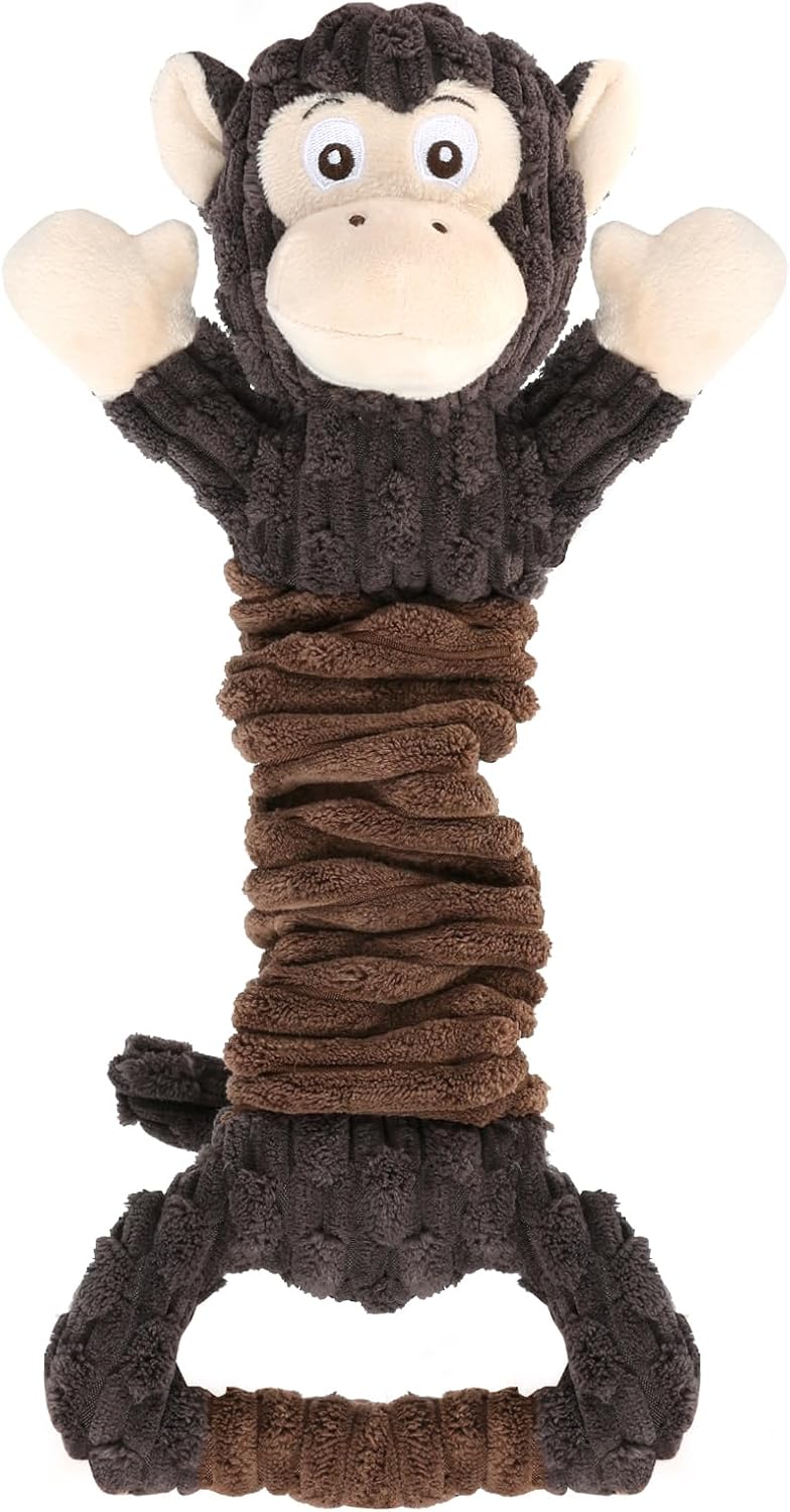 Letsmeet Squeaky Dog Toys Plush Dog Toy with Crinkle Paper Stuffed Durable Dog Chew Toys for Small Middle and Large Dogs - Image 11