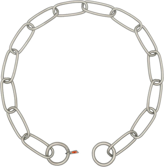 Herm Sprenger long link training collar showing HS Germany hallmark