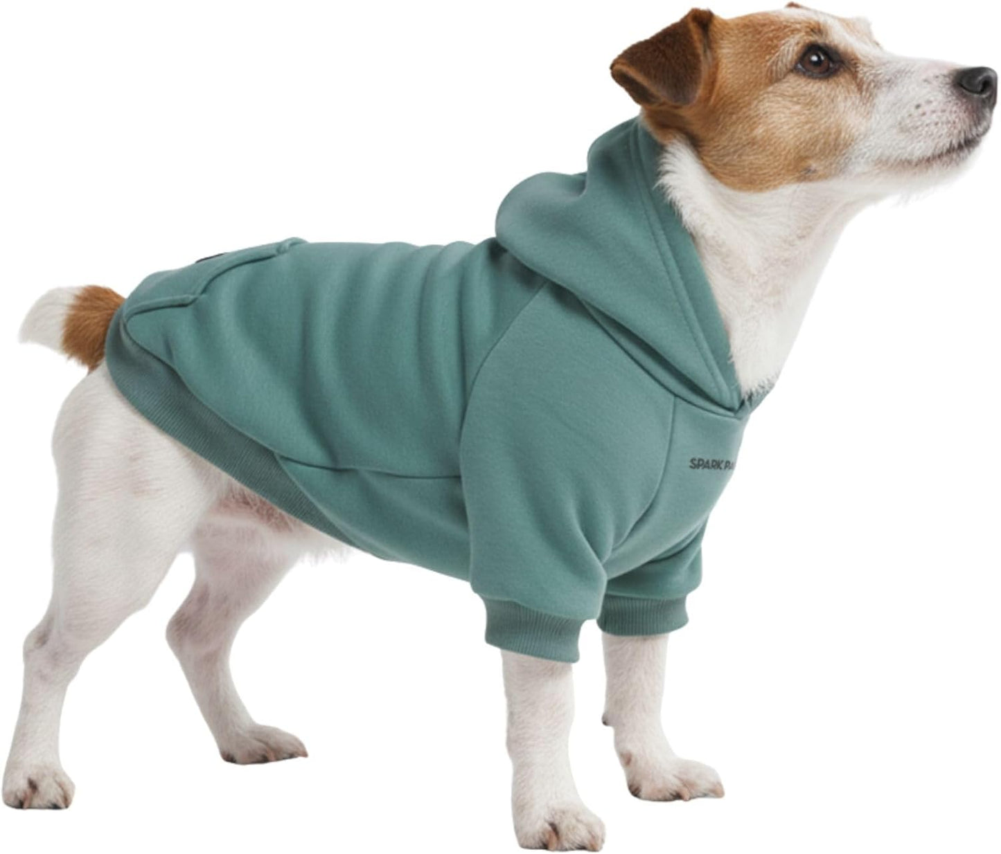 Spark Paws Dog Hoodie - Premium Dog Sweater for Small, Medium, and Large Dogs | Warm Outfits for French Bulldogs, Pitbull, Puppy, Winter Jacket Alternative - 90s Retro Sky Dye - 2XL - Image 15