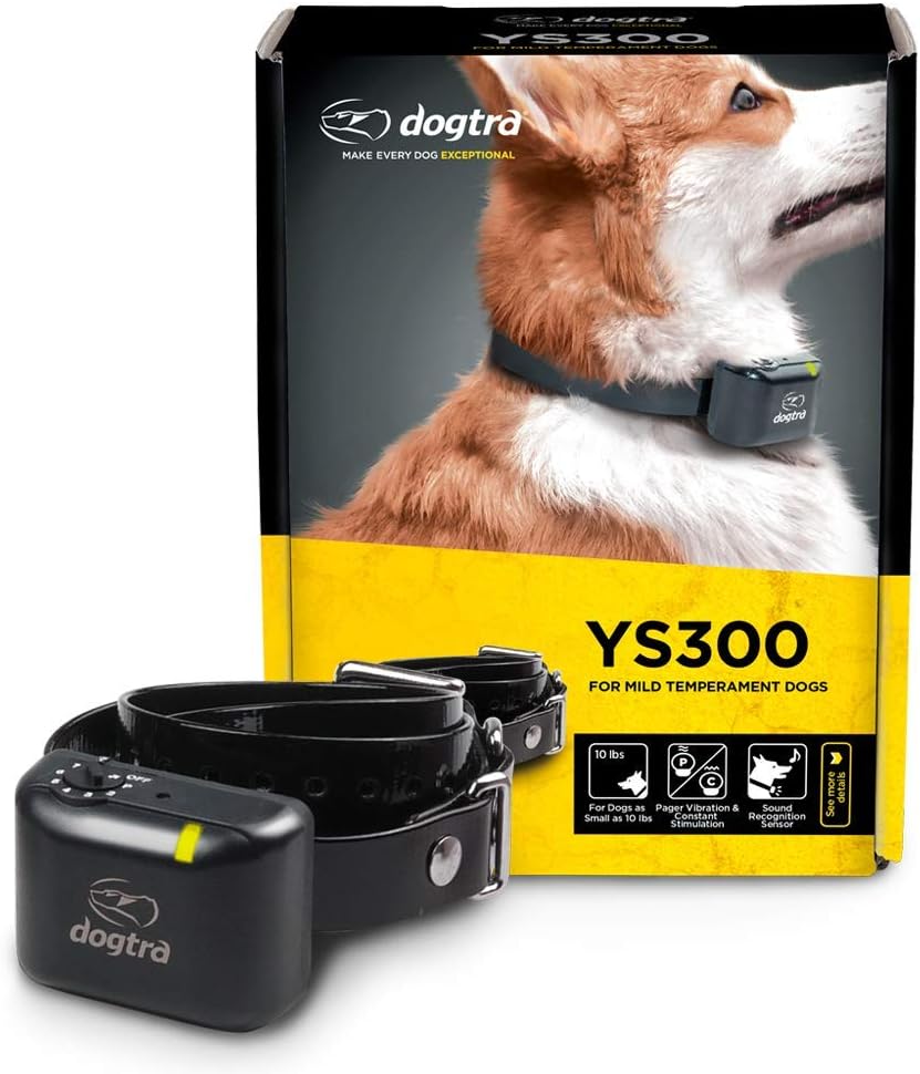 Dogtra YS300 rechargeable waterproof compact no bark collar front view