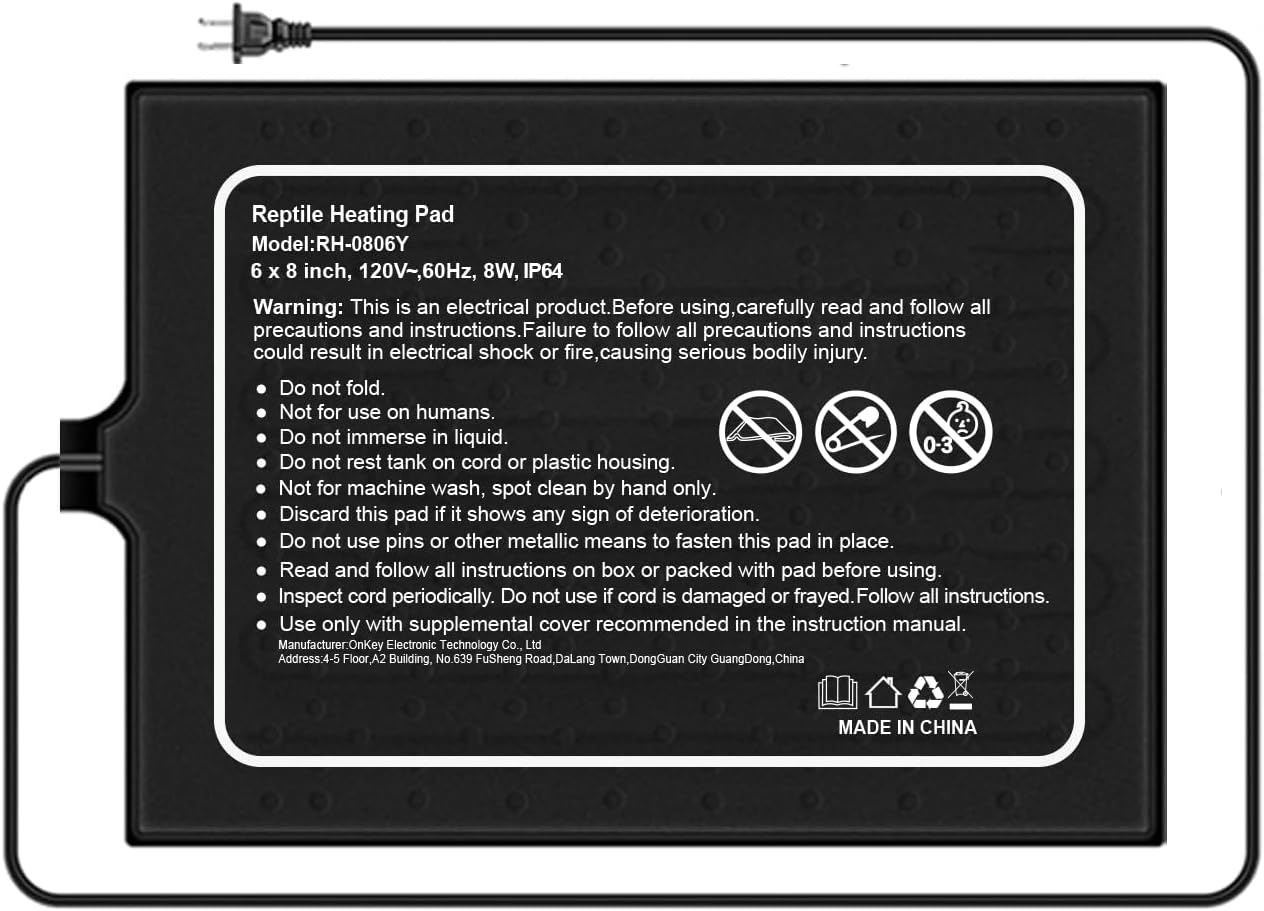 Cosytour reptile heat pad front view showing the adjustable temperature control knob.