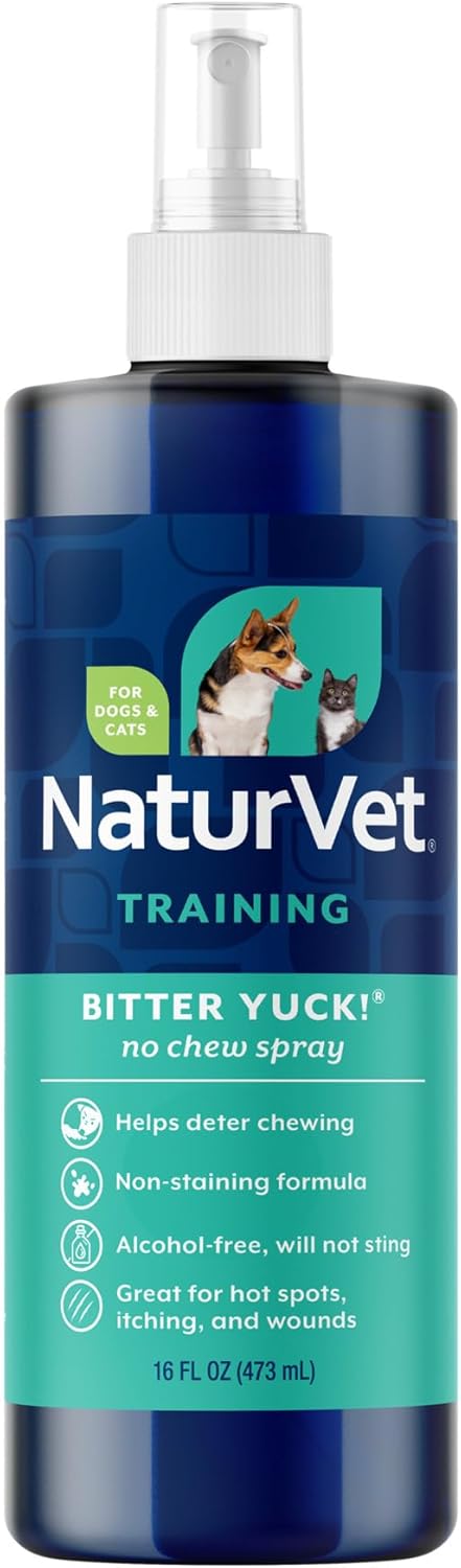 NaturVet Bitter Yuck 8 fluid ounce bottle