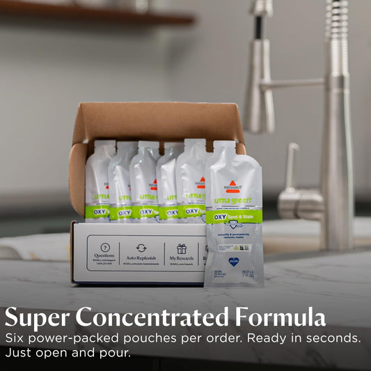 Bissell portable deep cleaner formula 6-count pouch packaging