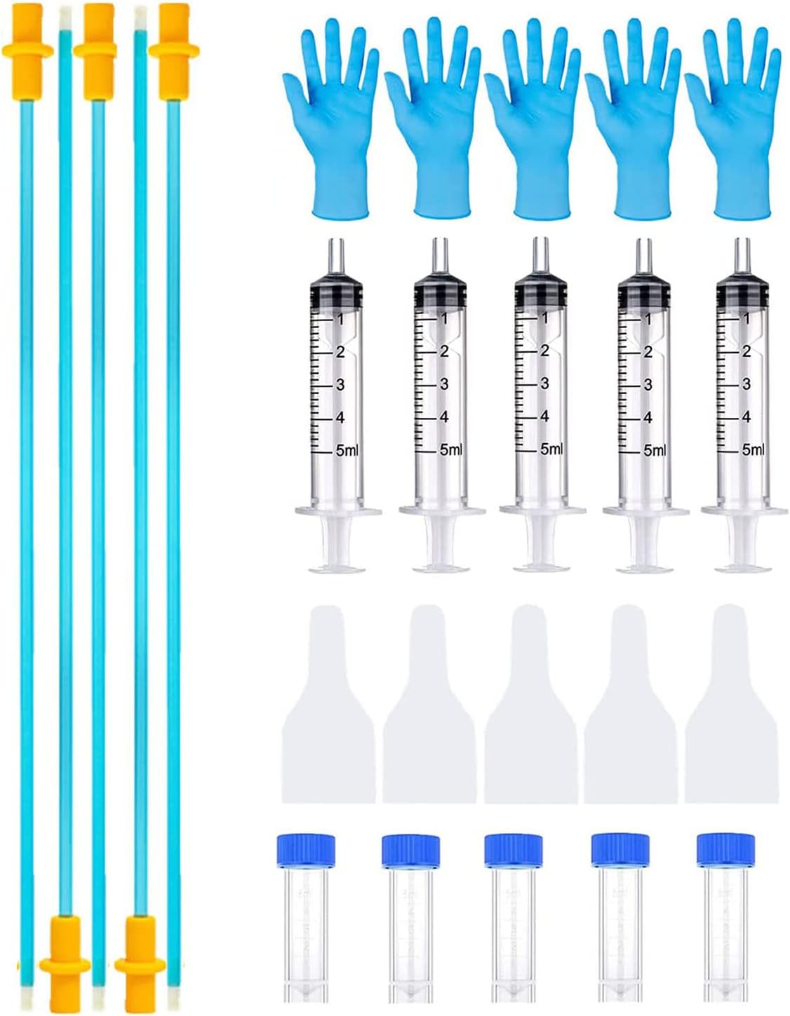 Packaging details highlighting single use and clean veterinary breeding supplies from Gisurem.