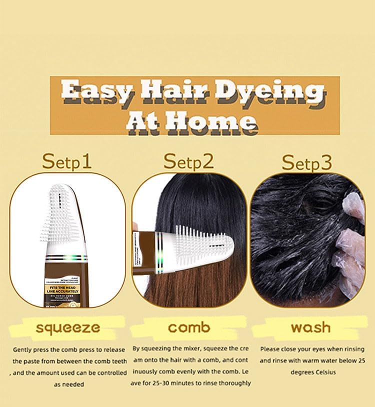 Two hundred milliliter packaging of the gentle formula plant essence hair dye
