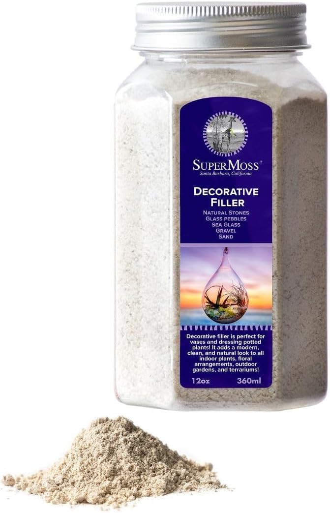 Craft project featuring SuperMoss fine white sand