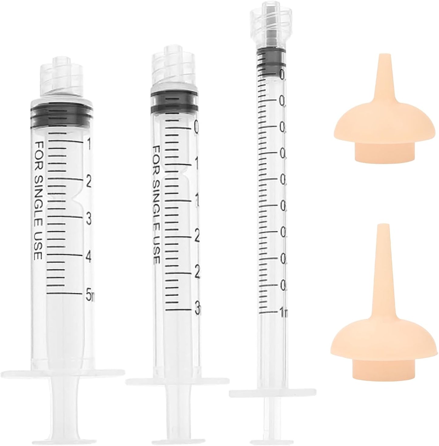Pet Feeding Syringe with Nipple, Silicone Feeding Tools for Kitten Puppy Feeding Syringe for Newborn Cat Dog Small Animals Rabbits (1ml+3ml+5ml +10ml) - Image 14