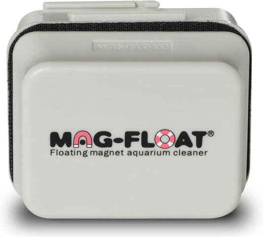 Mag-Float glass aquarium cleaner floating safely at the top of the water surface