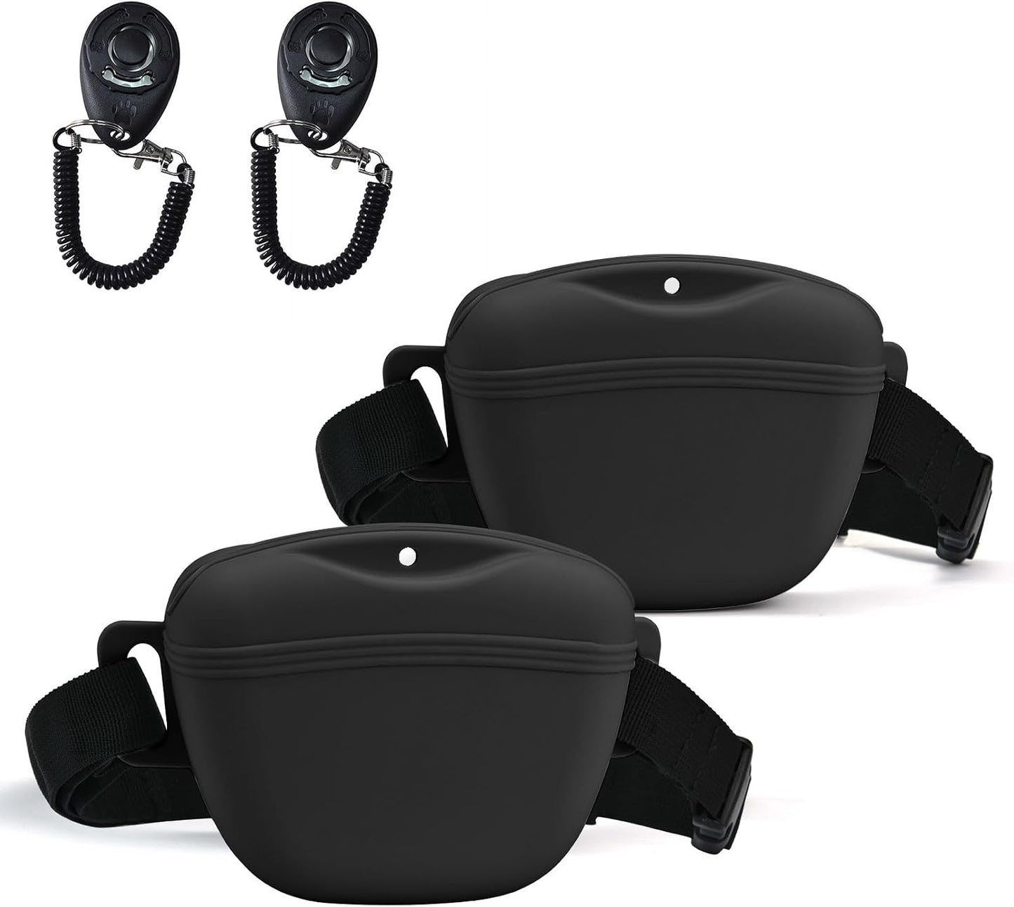 AUDWUD Magnetic Silicone Dog Treat Pouch with Adjustable Waist Belt Dog Training Bag for Small Medium Large Dogs Hands Free, Easy to Clean And Dishwasher Safe - Image 15