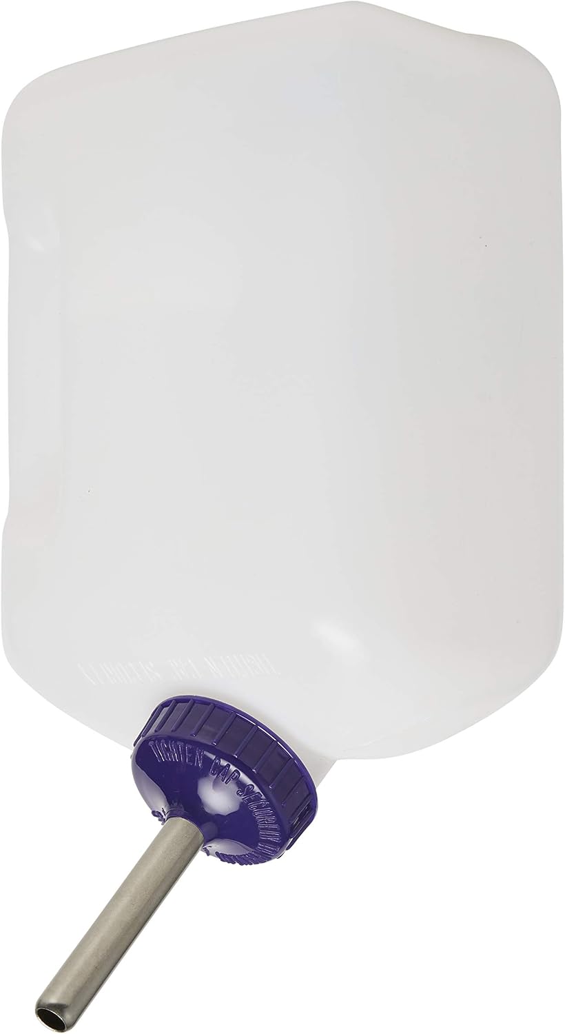 Lixit(R) All-Weather Rabbit Water Bottle - 64 Ounce Widemouth Cage Water Bottles for Rabbits, Ferrets, Guinea Pigs, Rats, and Other Small Animals (White, 64 Ounce) - Image 4