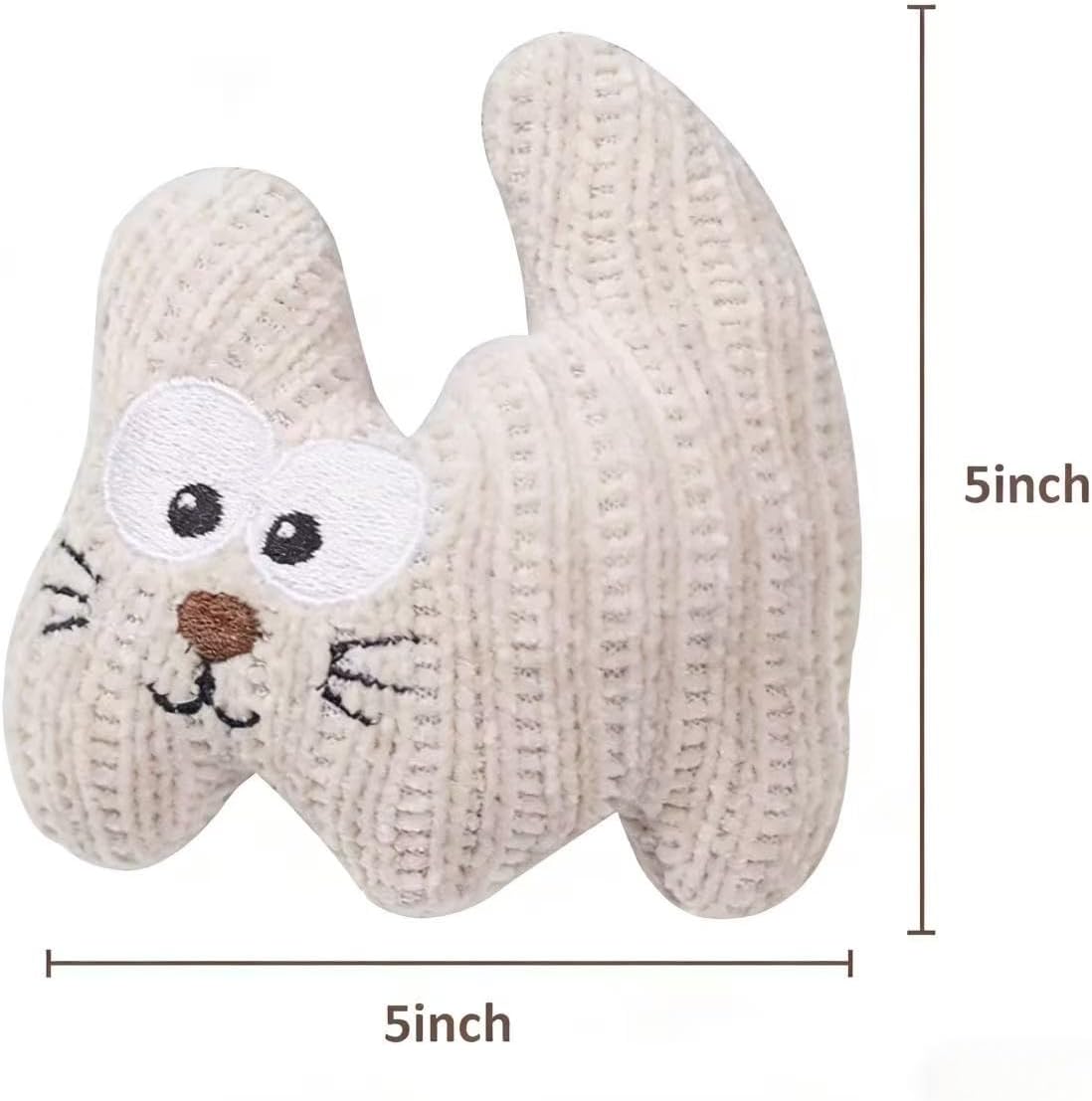 Safe non-toxic cat chew toys stuffed with natural catnip and PP cotton.
