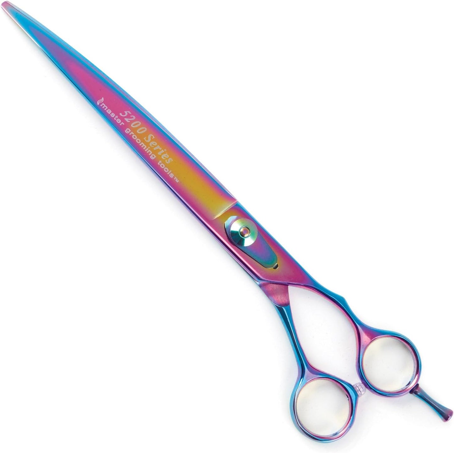 Master Grooming Tools Stainless Steel 5200 Rainbow Series Curved Pet Shears, 6-1/2-Inch - Image 12