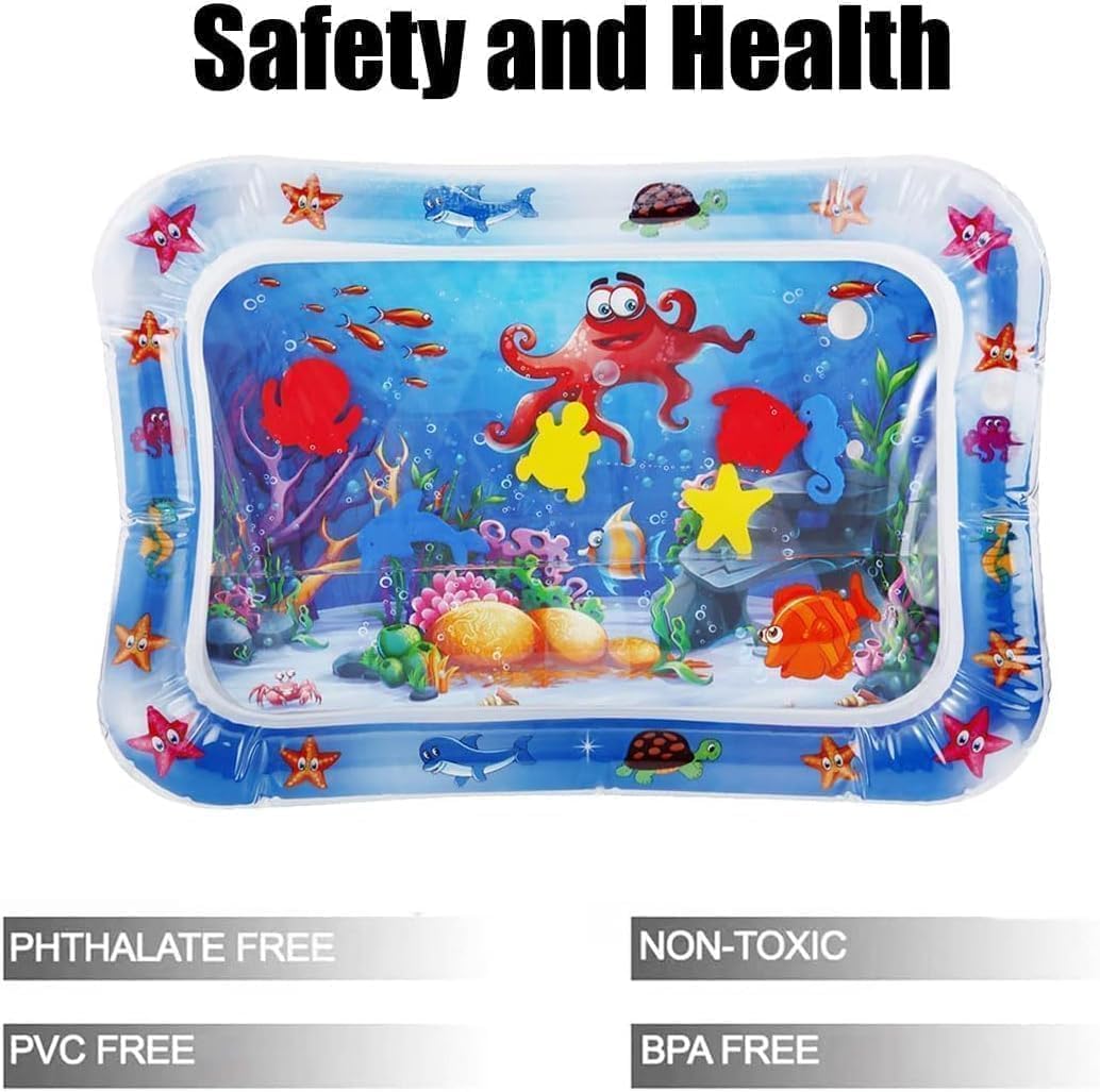 Packaging view of the 41.4 inch upgraded sensory water playmat for dogs and cats.