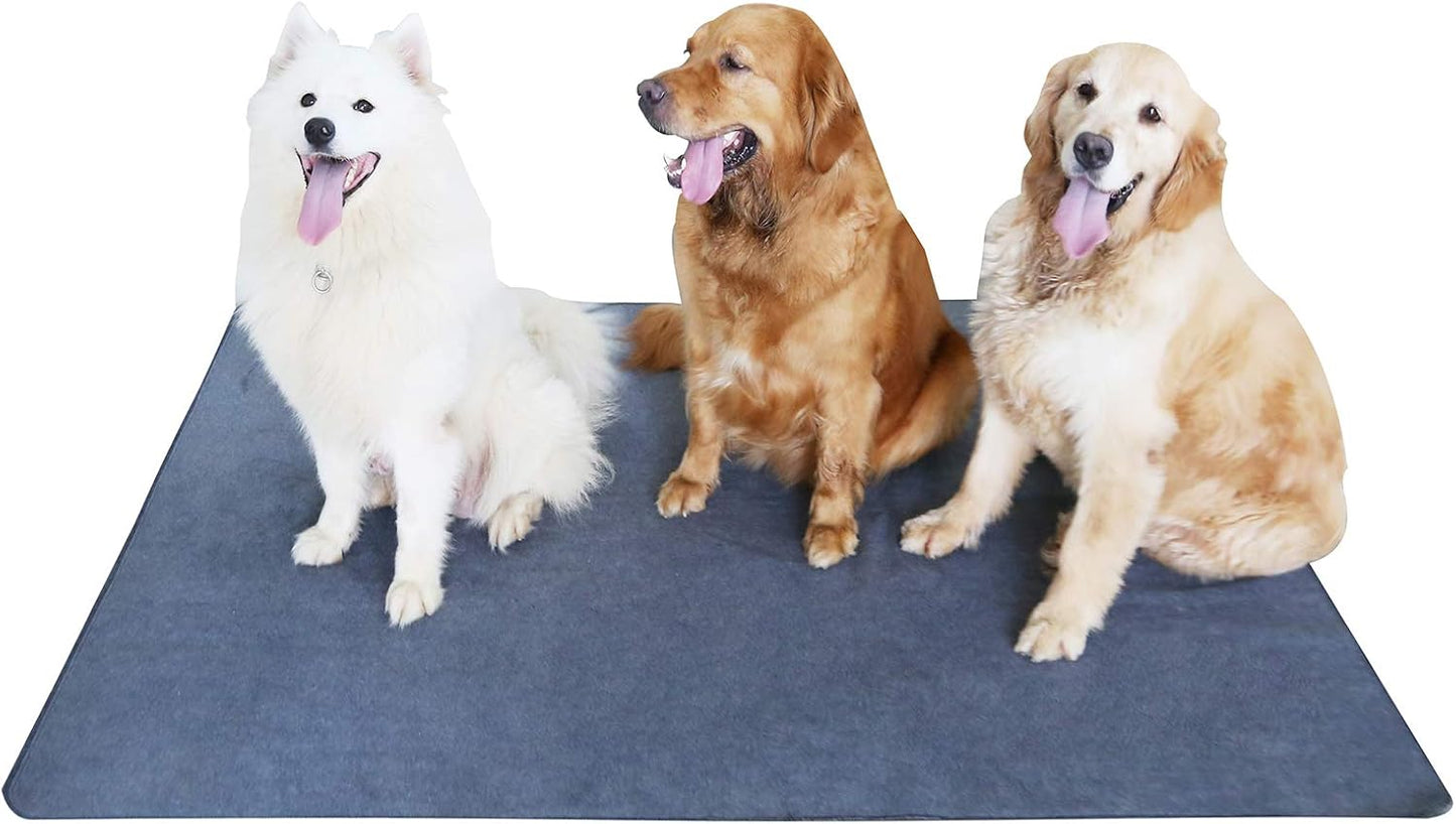 Peepeego Non-Slip Dog Pad 72"x72", Washable Pee Pad Waterproof for Training, Whelping - Image 11