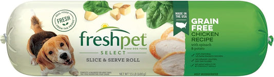 Freshpet refrigerated dog food roll 1.5 pound pack