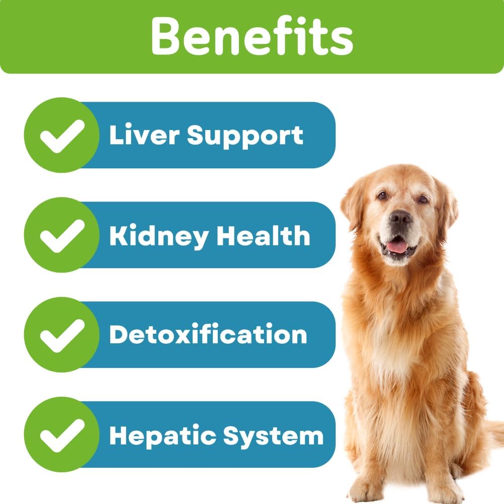 USA imported high potency dog liver supplement for aging pets and detox