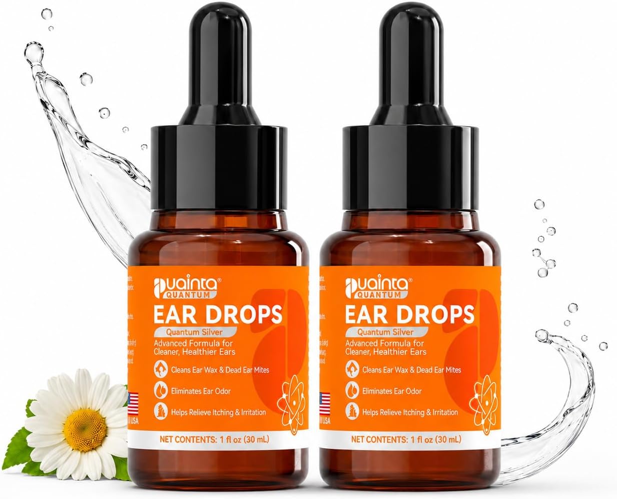 PUAINTA Dog Ear Cleaner, Natural Dog Ear Drops and Infection Treatment, Quantum Silver Dog Ear Cleaning Solution for Itching, Irritation & Wax Build-Up,1oz - Image 9