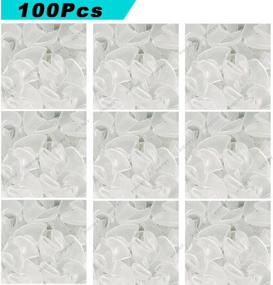 VICTHY clear pet claw covers kit with adhesive tubes and applicators