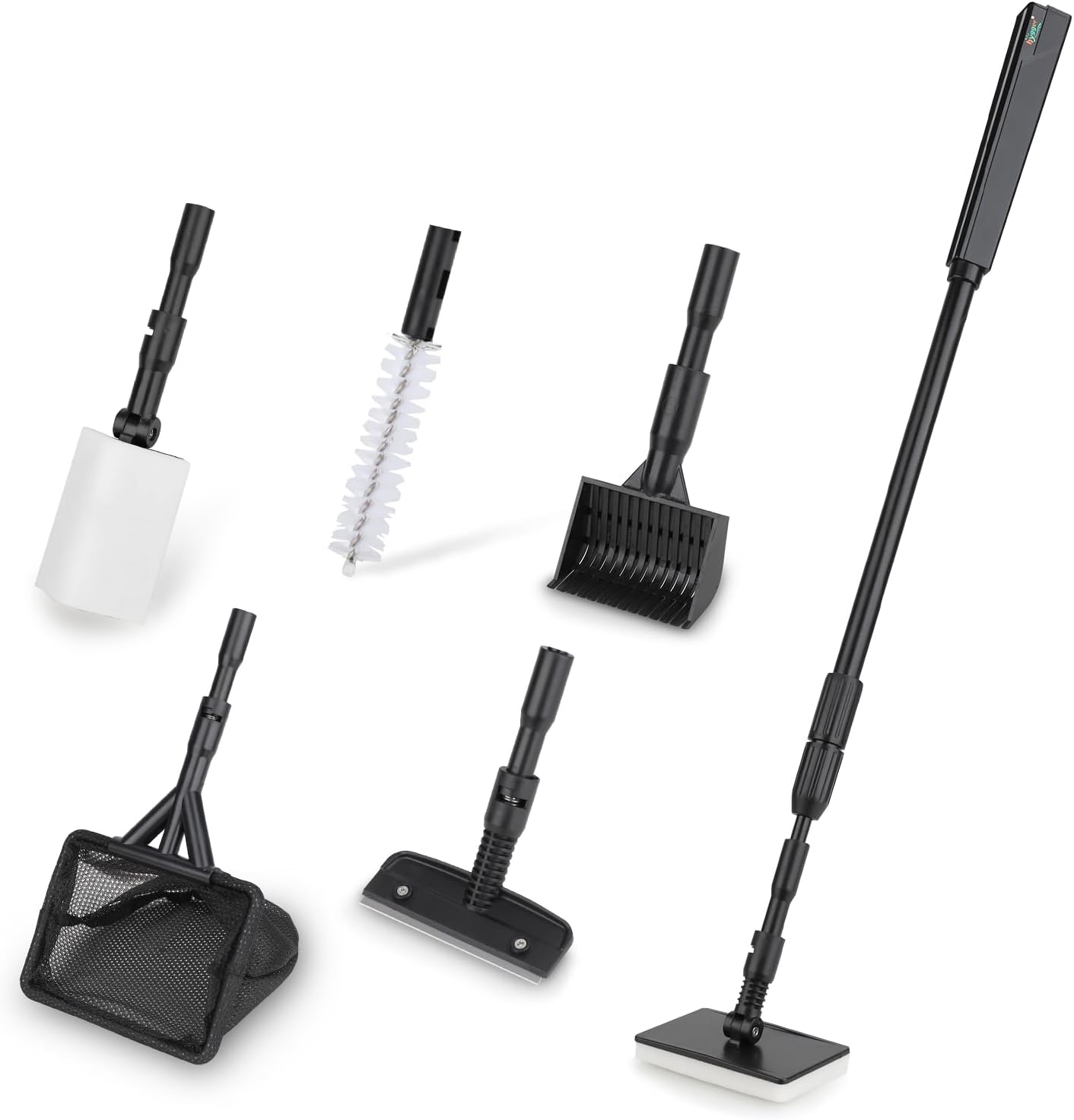Premium USA imported Hygger aquarium maintenance kit for one to five gallon tanks.