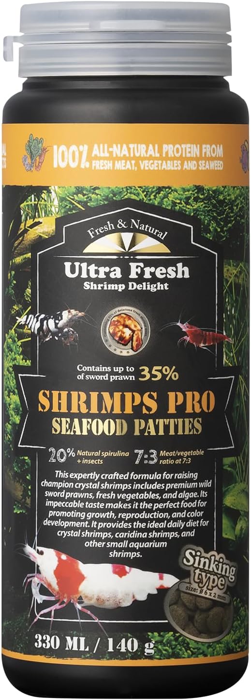 Ultra Fresh Shrimp Food, High Protein, Rich in Vitamins for Crystal, Caridina and Small Tropical Shrimp 2.04oz - Image 10