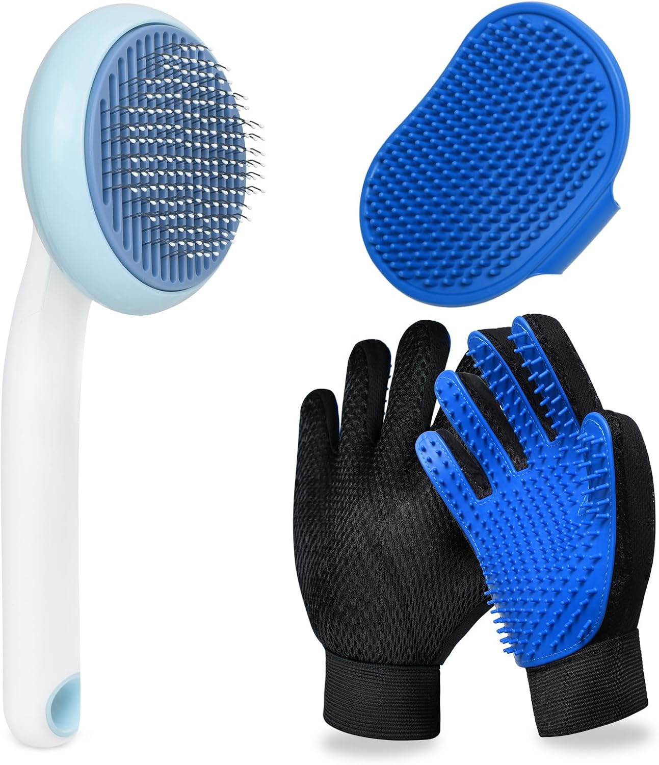 Cat Grooming Glove Brush,Pet Hair Remover Tool,Reusable Dog Hair Fur Remover for Carpet,Furniture,Couch,Clothes,Eco-Friendly and High efficiency - Image 10