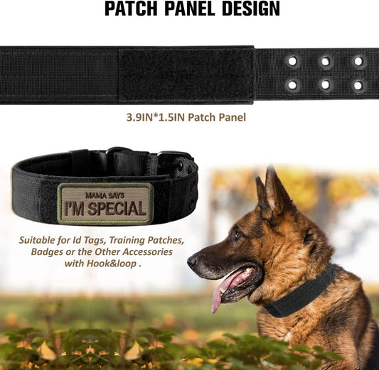 Periflowin heavy duty dog collar soft padding layer