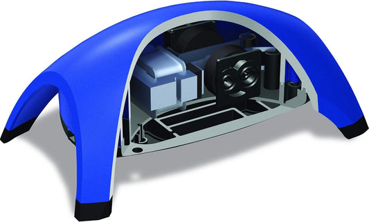 Tetra Whisper air pump showing air outlet nozzle