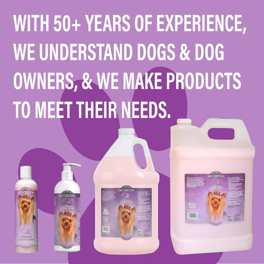 Bio-Groom pet conditioner bottle showing usage instructions