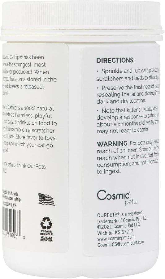 OurPets natural North American grown catnip herb blend texture closeup